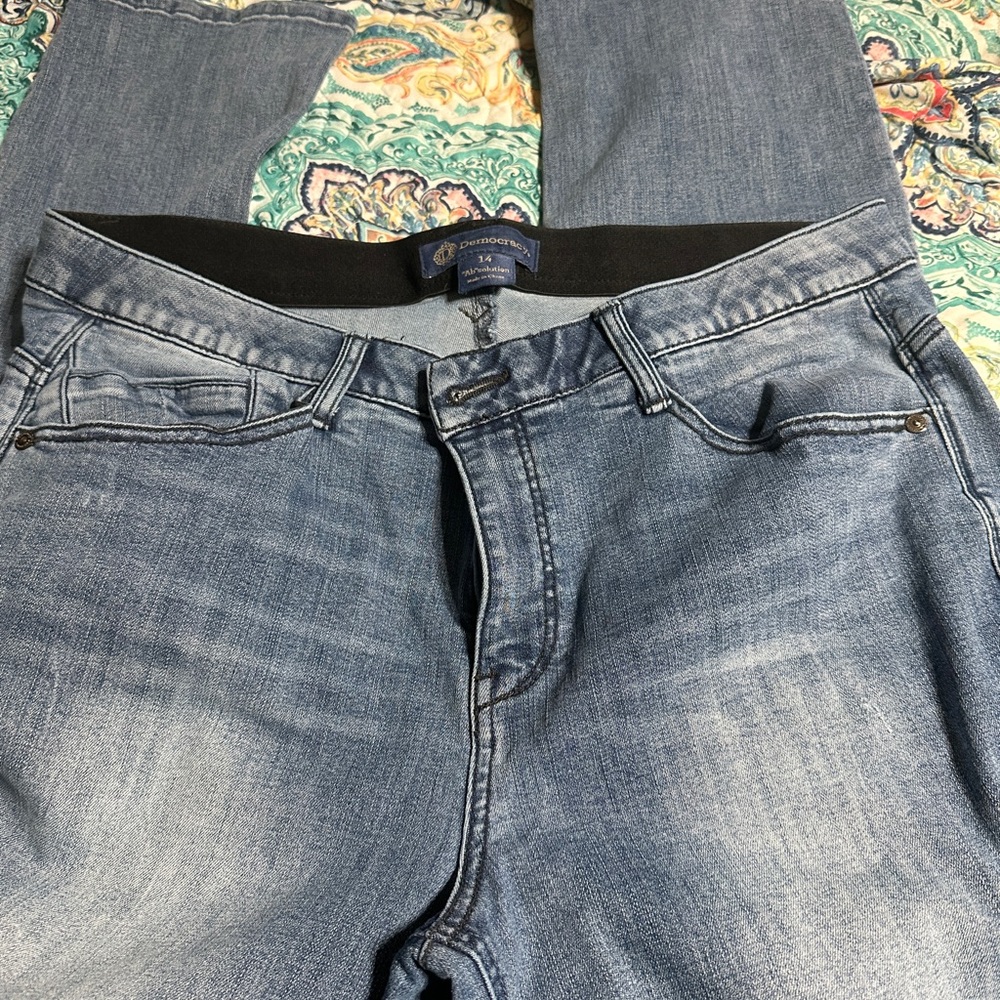 Democracy Absolution Straight Leg Denim Jeans 14 Stitch Fix